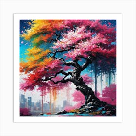 Cherry Blossom Tree 20 Art Print