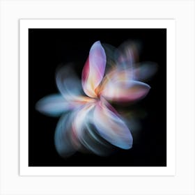 Flower In Motion 1 Art Print