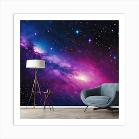 Galaxy Wall Mural Art Print