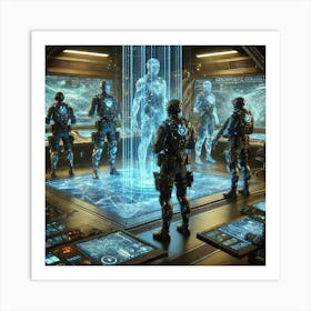 Ionosphere Field Commanders Converted Art Print