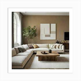 Modern Living Room 49 Art Print