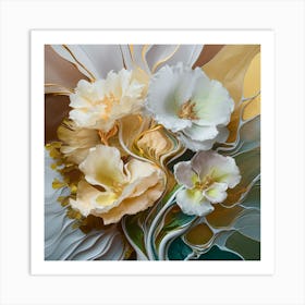 Flowers In A Vase 2 Art Print