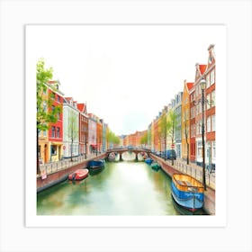 Amsterdam Canal 1 Art Print