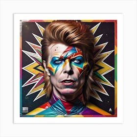 Star Man David Bowie: vintage Poster art Art Print