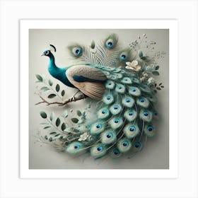 Peacock 7 Art Print