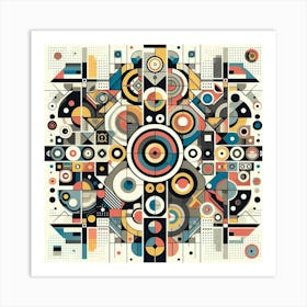 Abstract Geometric Pattern Art Print