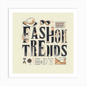 Fashion Trends Art Print