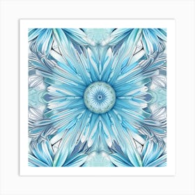 Blue Flower Art Print