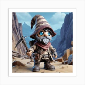 Gnome 4 Art Print