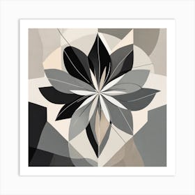 Abstract Flower Art Print