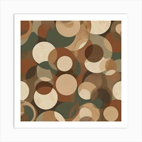 Abstract Circles 32 Art Print