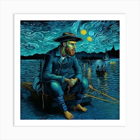 Starry Night 1 Art Print