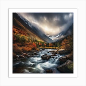 Autumn In The Mountains 38 Art Print