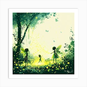 Fairy Forest 1 Art Print