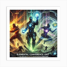 A Depiction Of The Elemental Convergence Unit, An Art Print