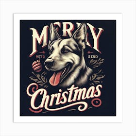 Merry Christmas Art Print