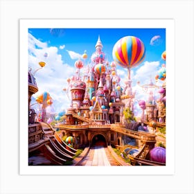 Candy World Art Print