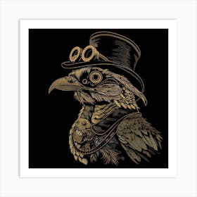 Steampunk Bird 1 Art Print