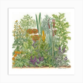 Garden In Bloom Art Print