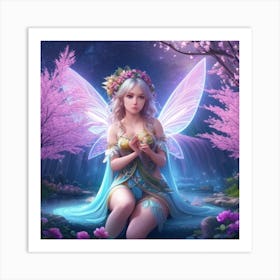 Fairy Hd Wallpaper Art Print