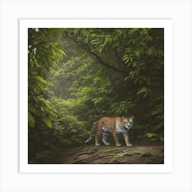 Jaguar In The Jungle Art Print