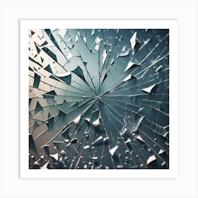 Shattered Glass 20 Art Print