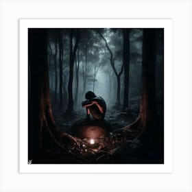 Dark Forest 1 Art Print