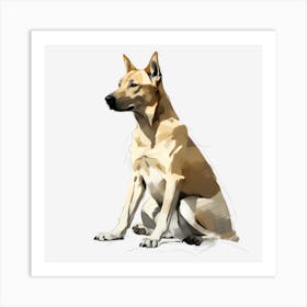 Carolina Dog 2 Art Print