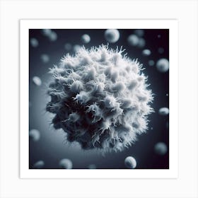 Swine Flu Virus Art Print