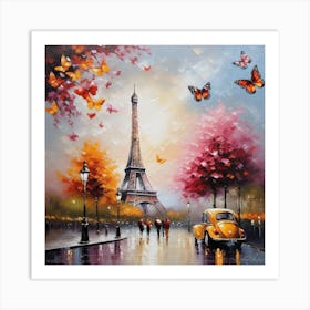 Paris Eiffel Tower 87 Art Print