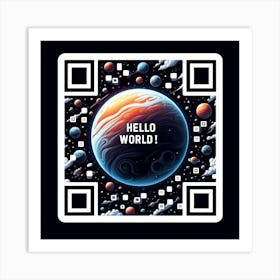 Hello World 2 Art Print