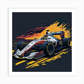 Artwork Graphic Formula1 (130) Art Print