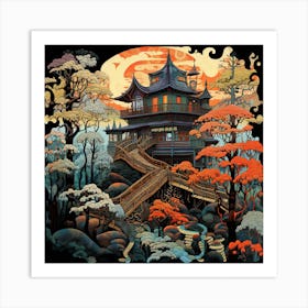 Asian House Art Print