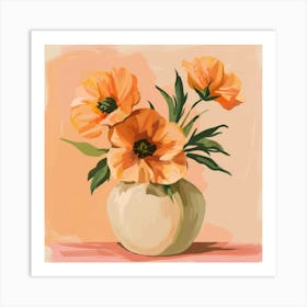 Flowers In A Vase 45 Art Print