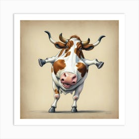 Cow - A Cow Art Print