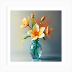 Flowers In A Vase Art Print