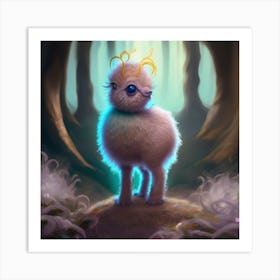 Llama Art Print