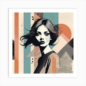 Woman Poster Art Illustration Art Print