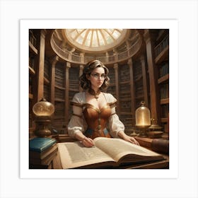 The Young Librarian 78 Art Print