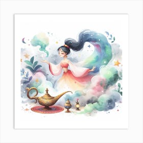 Genie 2 Art Print