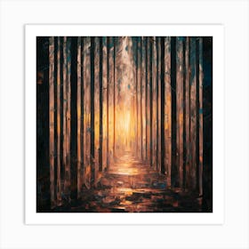 Forest Path 3 Art Print