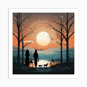 Christmas Lovely Paradise 5 Art Print