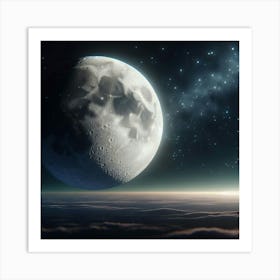 Full Moon In The Sky Art Print