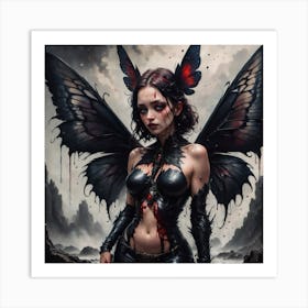 Dark Fairy Art Print