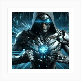 Futuristic Man Art Print