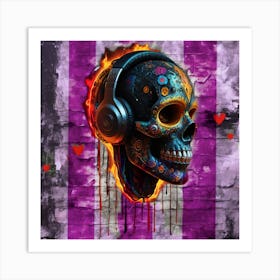 Day Of The Dead Skull Art Print