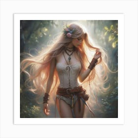 Elven Beauty 2 Art Print