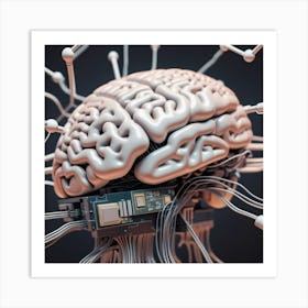 Artificial Brain 6 Art Print