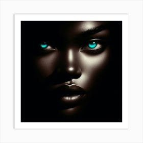 Blue Eyes 8 Art Print