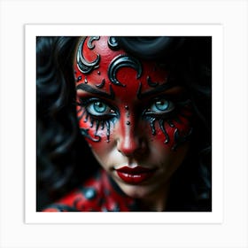 Devilish Beauty Art Print